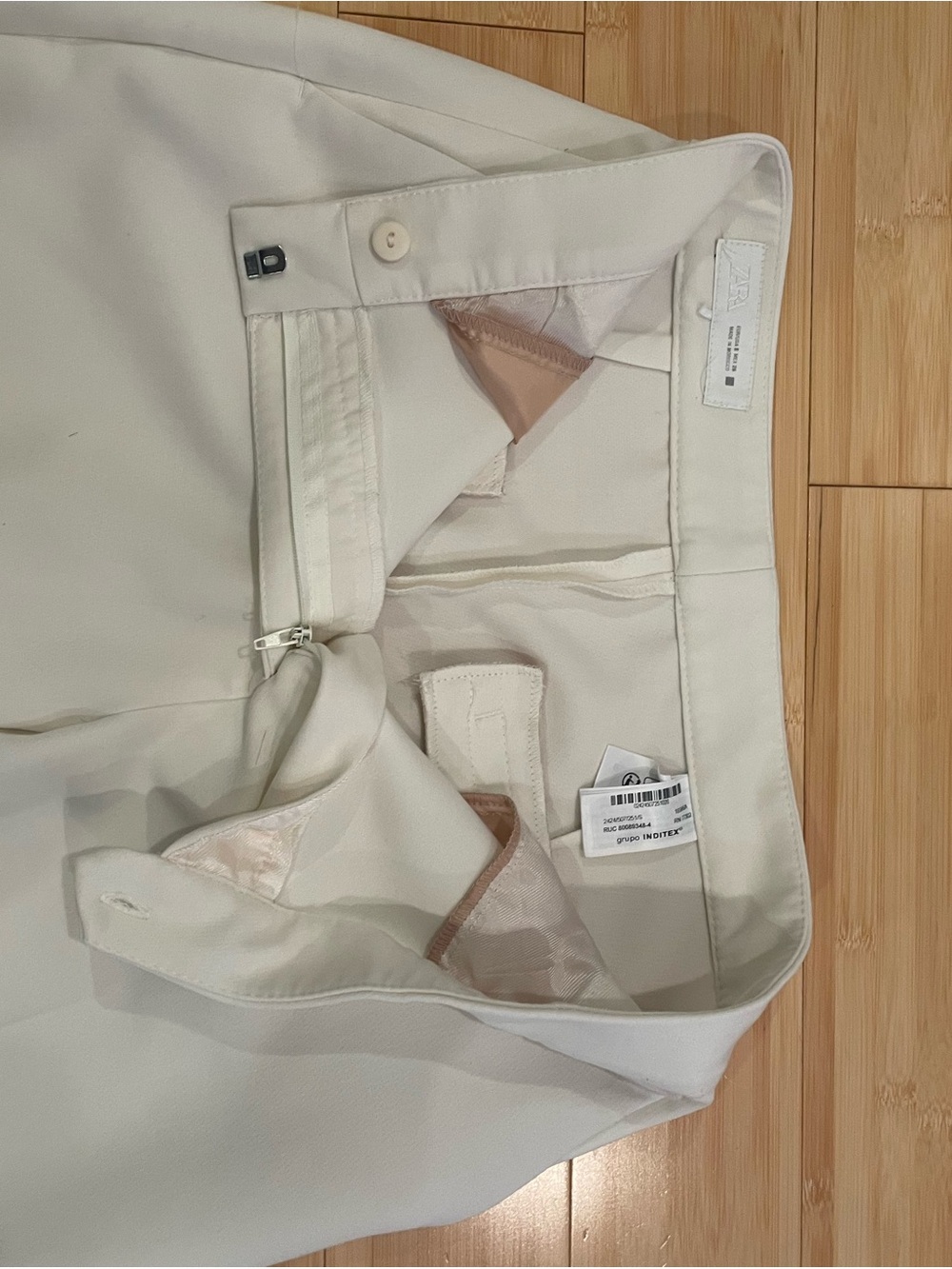 ZARA WHITE PANT SUIT SET SIZE SMALL - Picture 10 of 12
